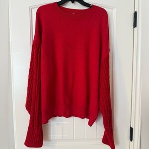 &merci Red Sweater - Large